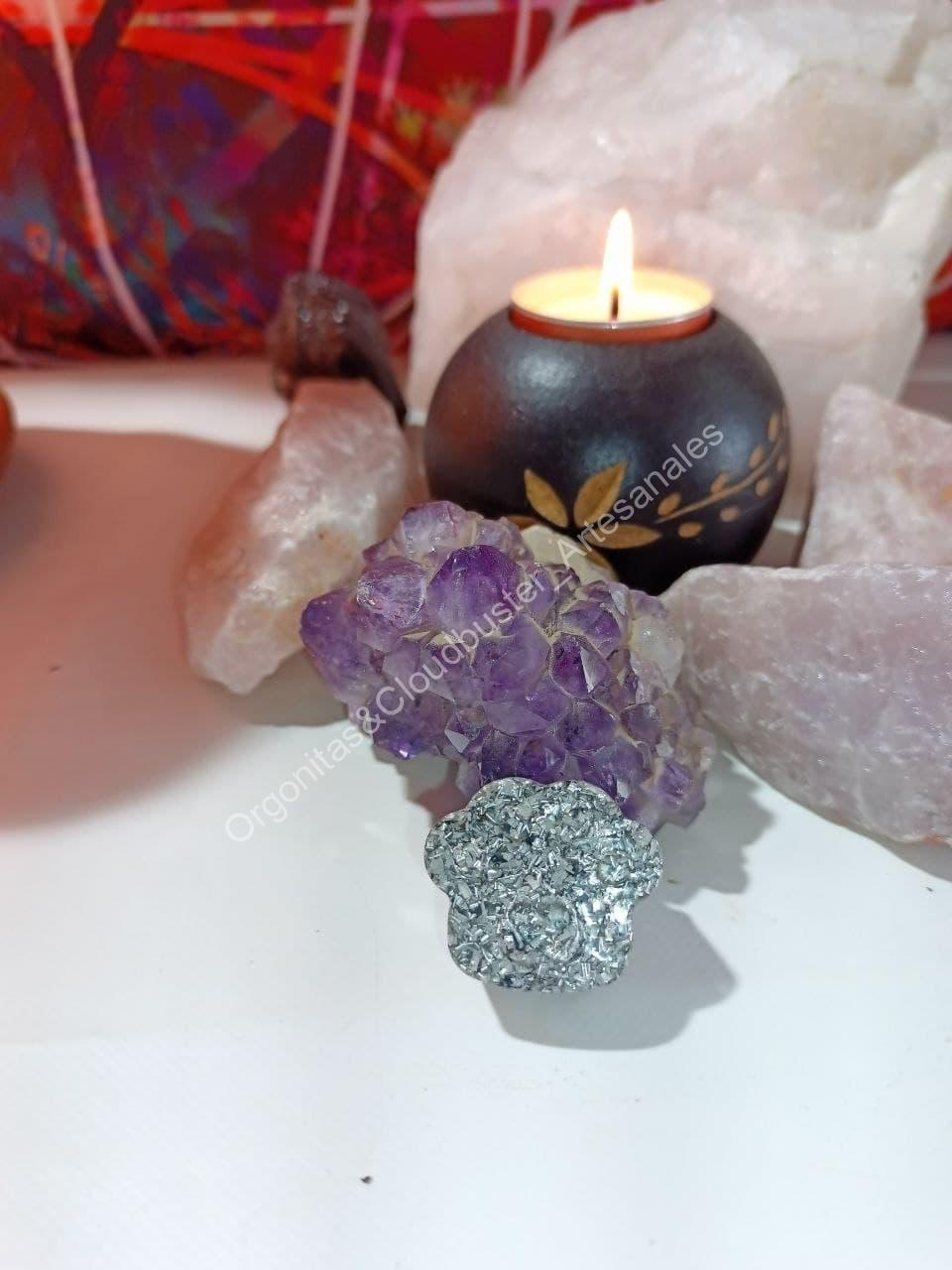 Orgonita Artesanal / Electronite formato Huella Mascota - Imagen 2