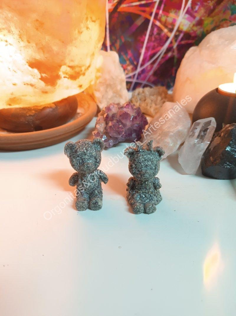 Orgonita Artesanal / Electronite Osito decorativo - Imagen 2