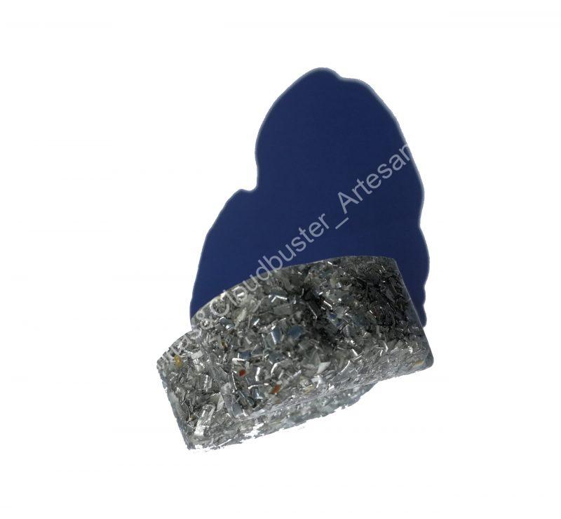 Orgonita Artesanal / Electronite Hoja Corazón decorativa - Imagen 5