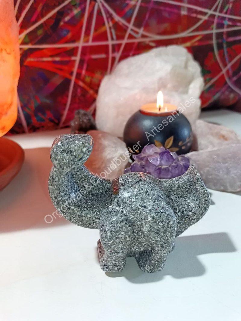 Orgonita / Electronite Dinosaurio decorativo Grande Mod. 2.
