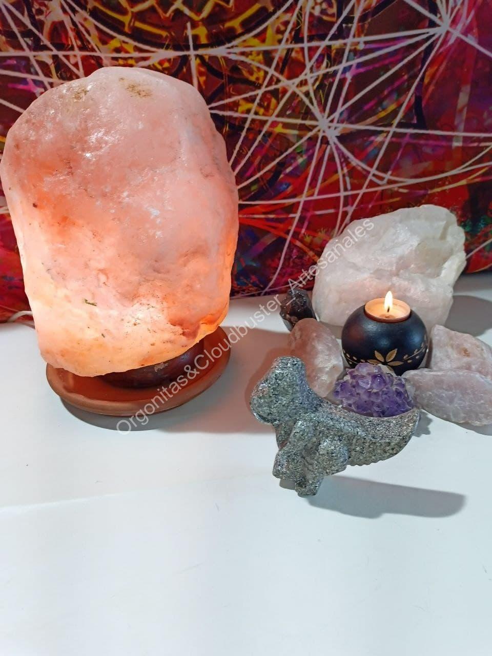 Orgonita Artesanal / Electronite Dinosaurio decorativo Grande Mod. 1 - Imagen 2