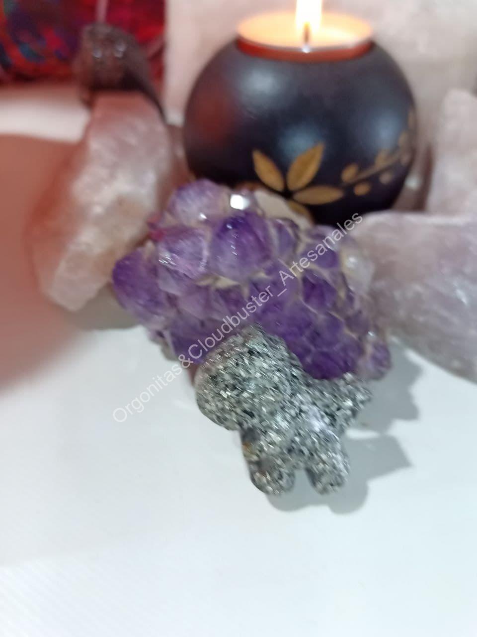 Orgonita / Electronite Dinosaurio decorativo pequeño Mod. 3.