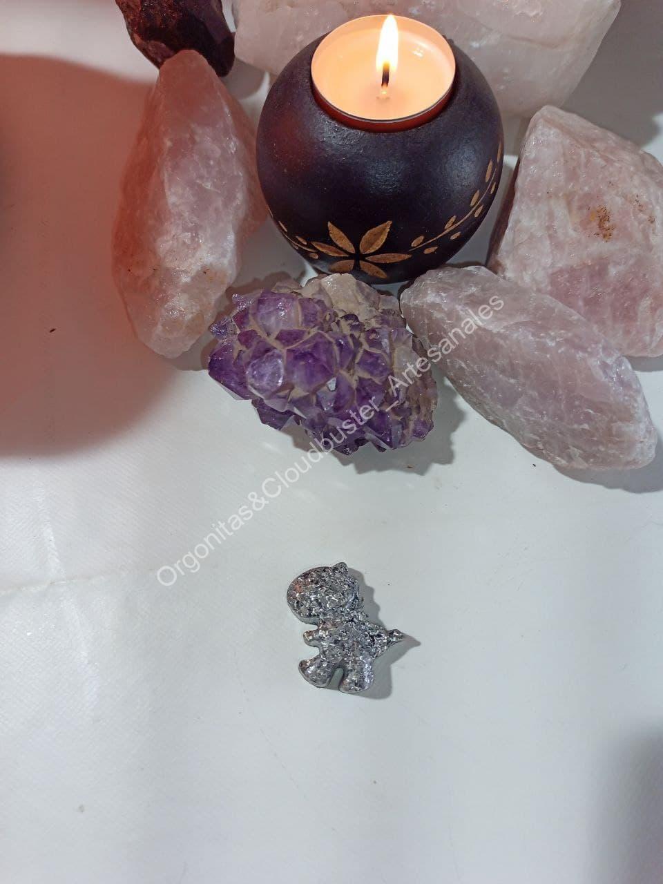 Orgonita / Electronite Dinosaurio decorativo pequeño Mod. 3. - Imagen 2