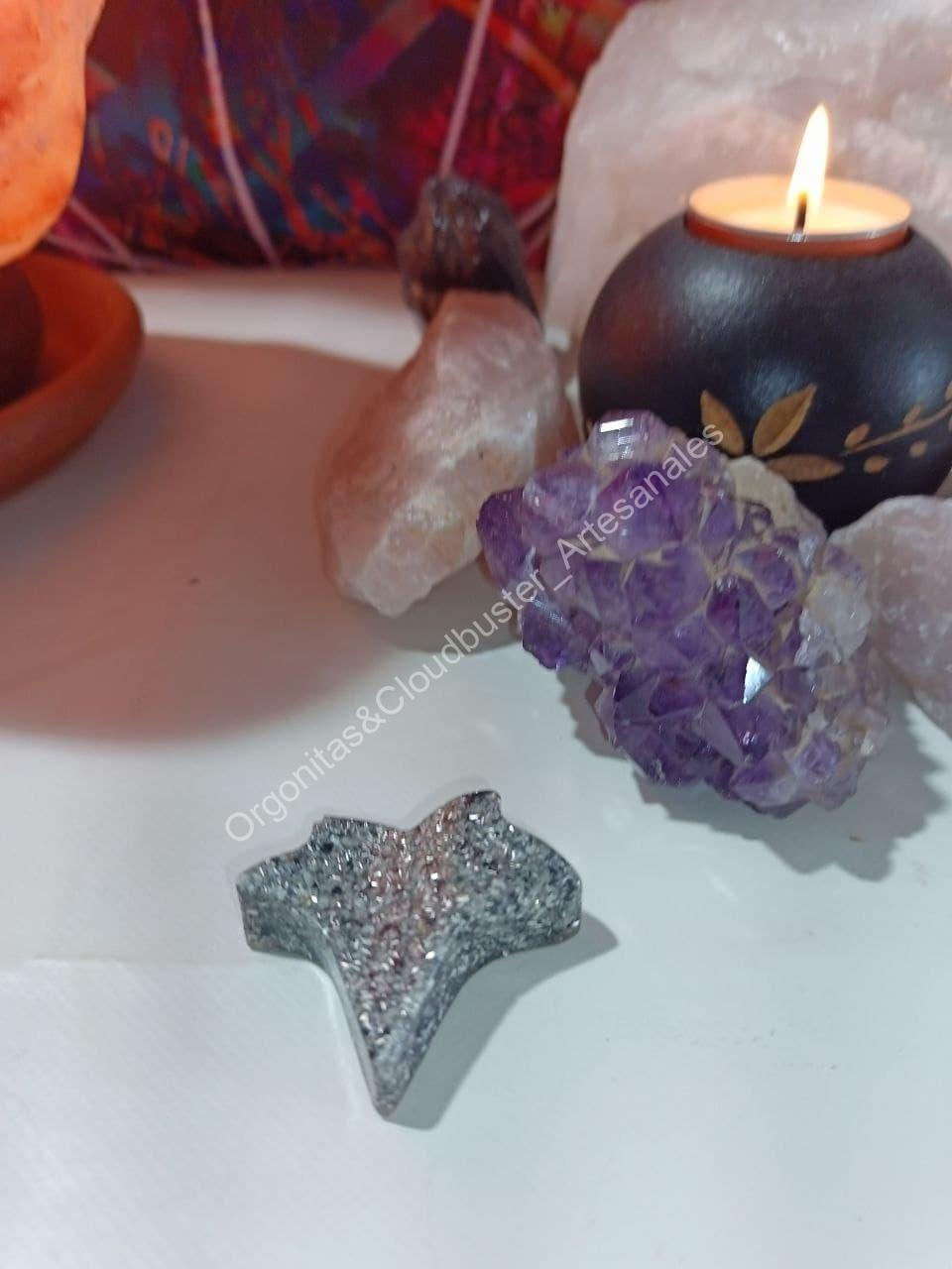 Orgonita / Electronite Hoja en Punta - Imagen 2