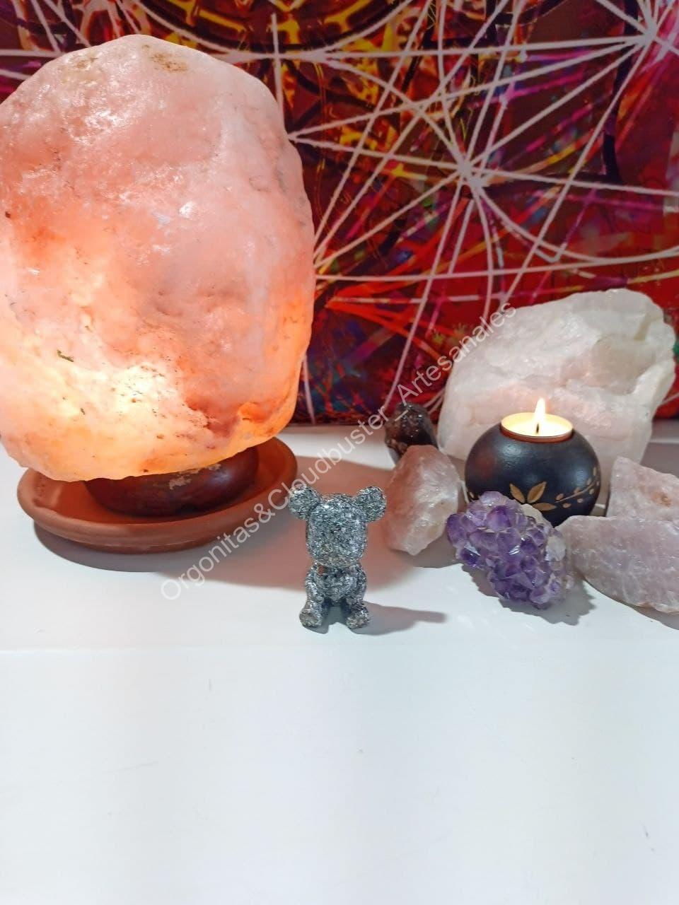 Orgonita / Electronite Osito corazón decorativo. - Imagen 3