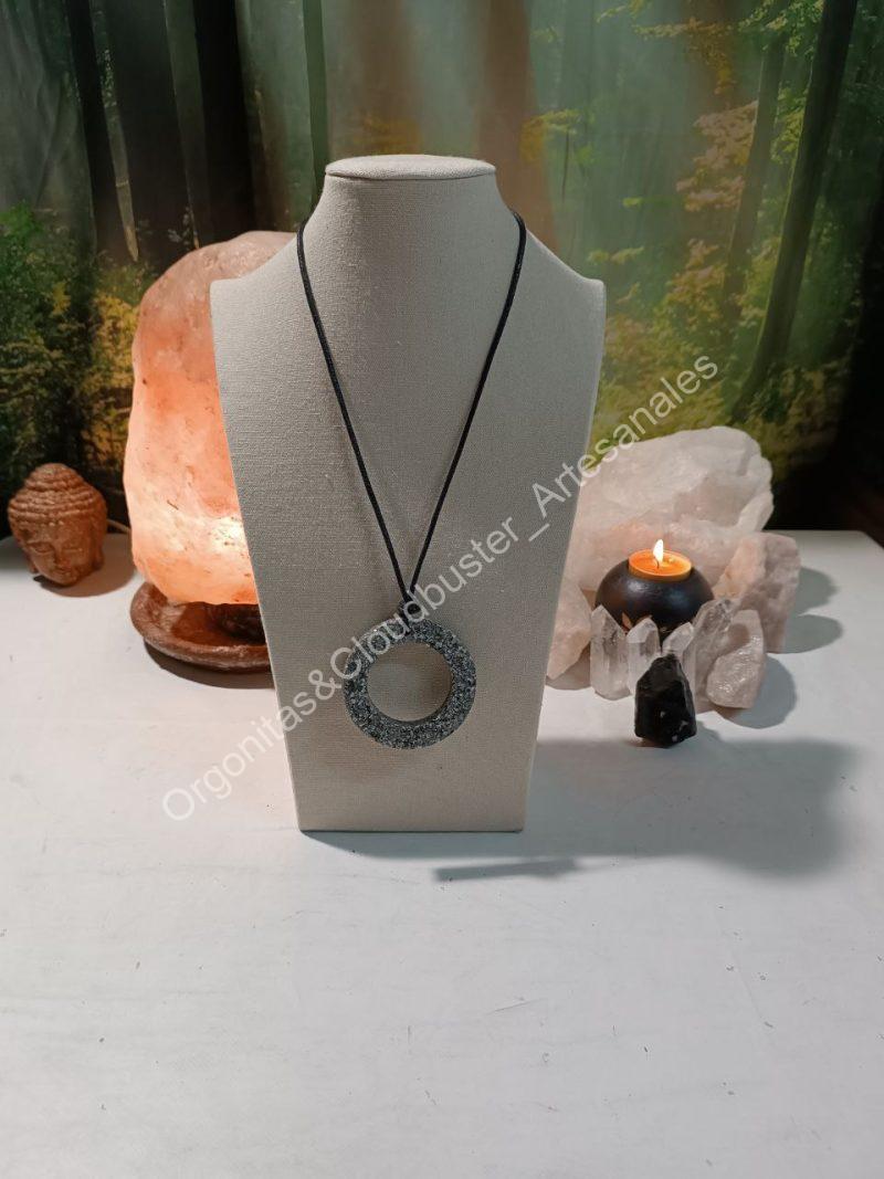 Orgonita / Electronite Colgante Aro Grande. - Imagen 3