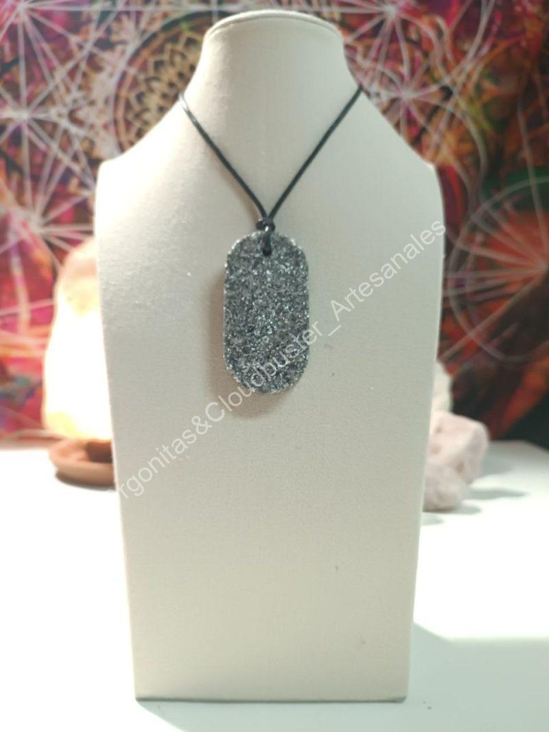 Orgonita / Electronite Colgante Chapa Militar