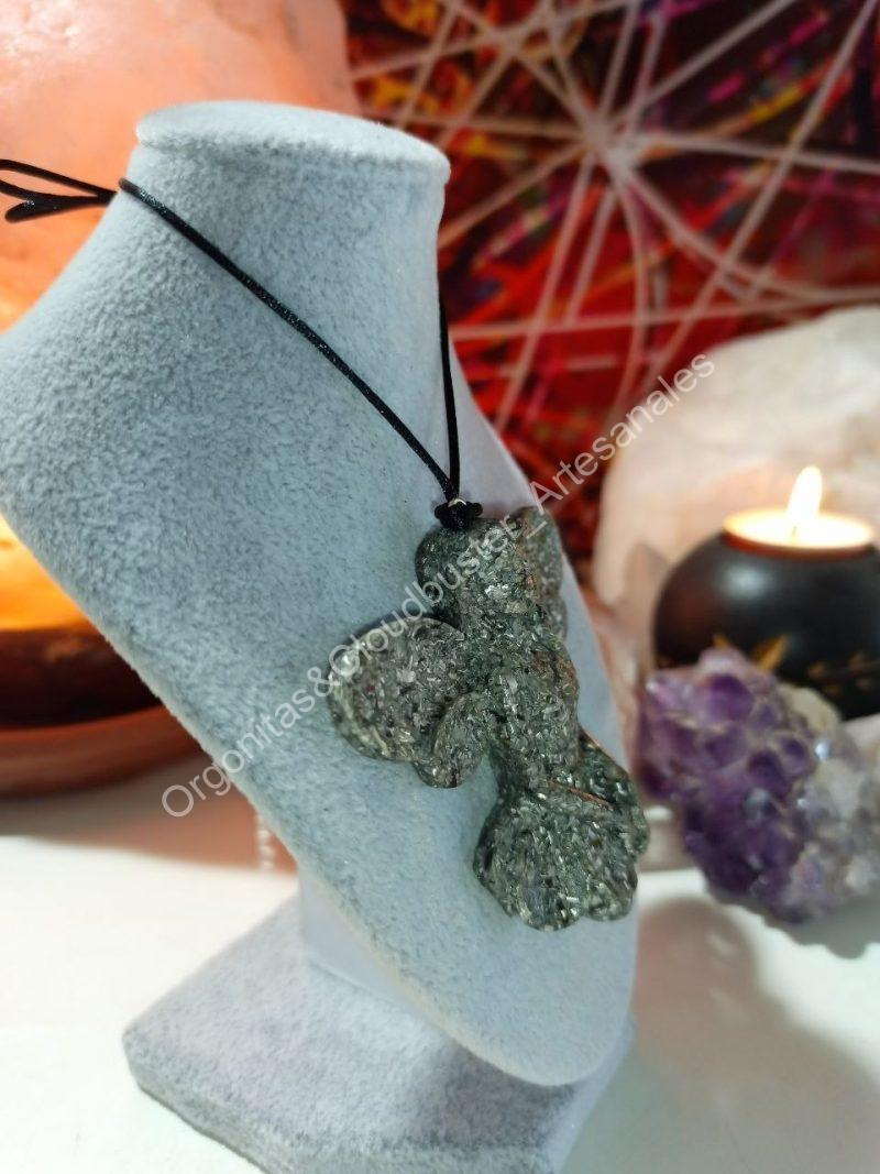 Orgonita / Electronite Colgante Hada 2 Alas. - Imagen 5