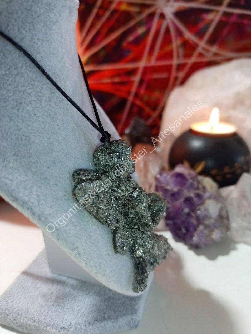Orgonita / Electronite Colgante forma de Hada 1 ala - Imagen 6