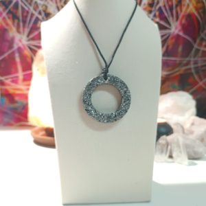 Orgonita / Electronite Colgante Aro Grande.