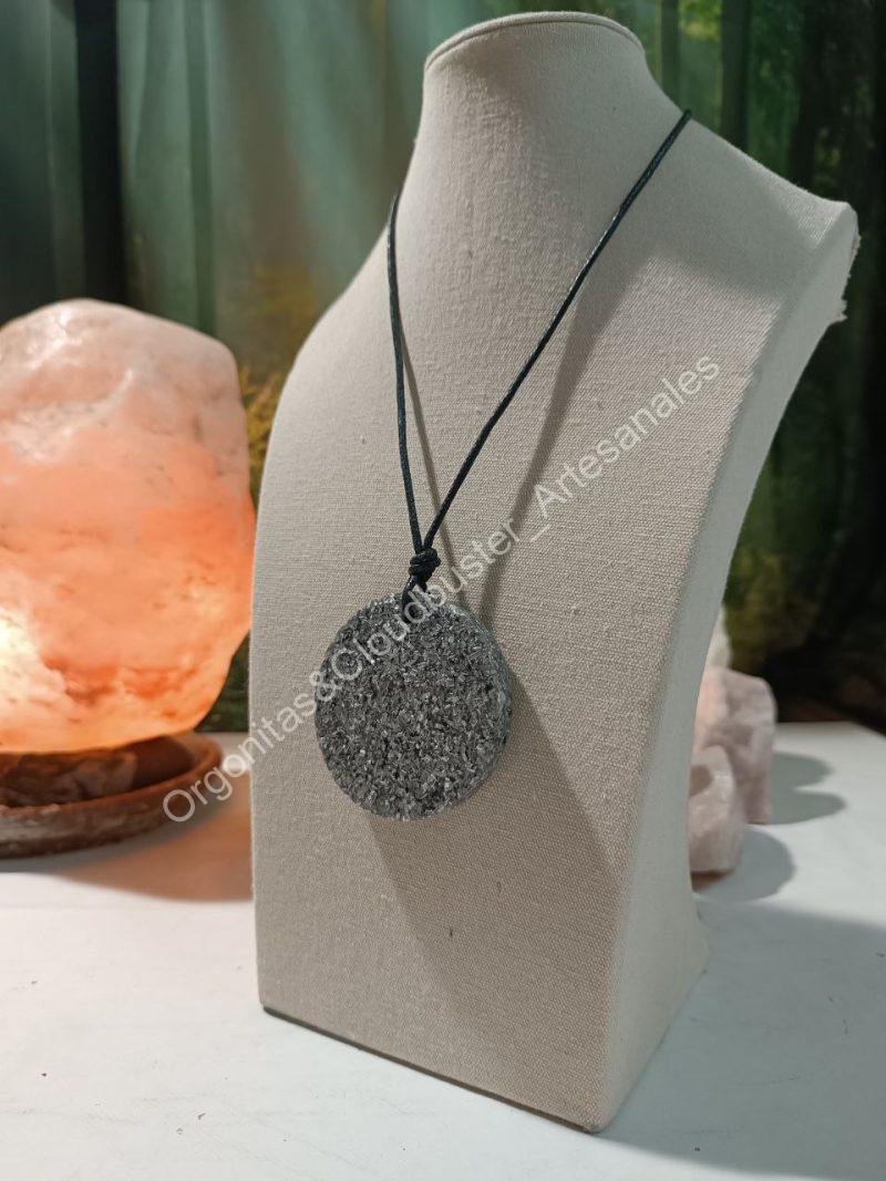 Orgonita / Electronite Colgante Círculo Grande. - Imagen 3