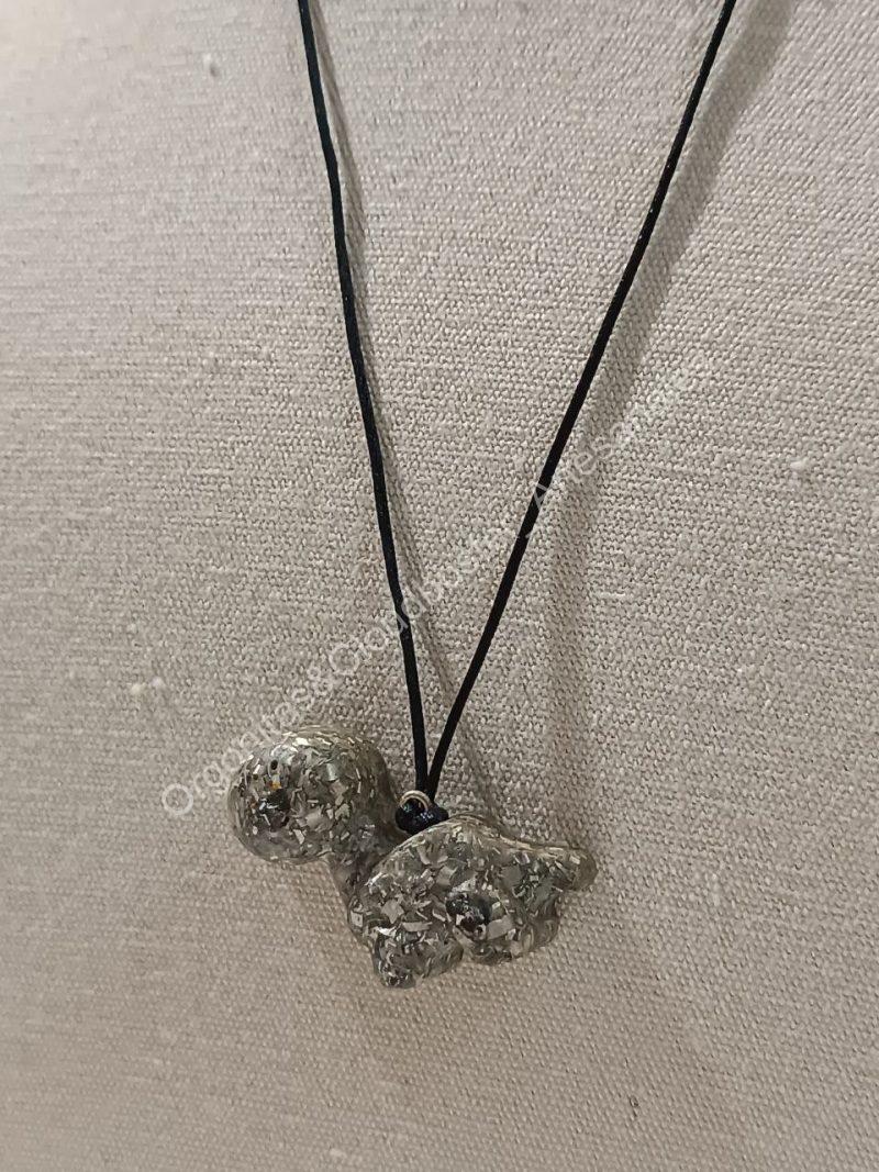 Orgonita / Electronite Colgante Dinosaurio pequeño mod 1.