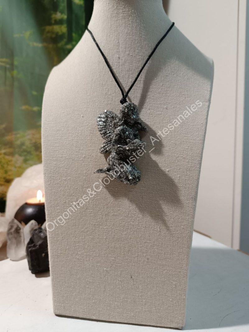 Orgonita / Electronite Colgante forma de Hada 1 ala