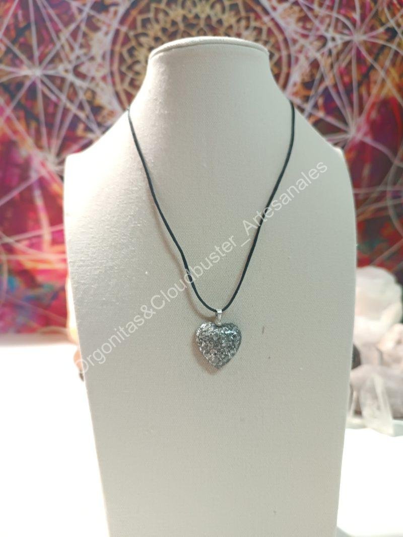 Orgonita / Electronite Colgante Corazón. Grande y Pequeño. - Imagen 8