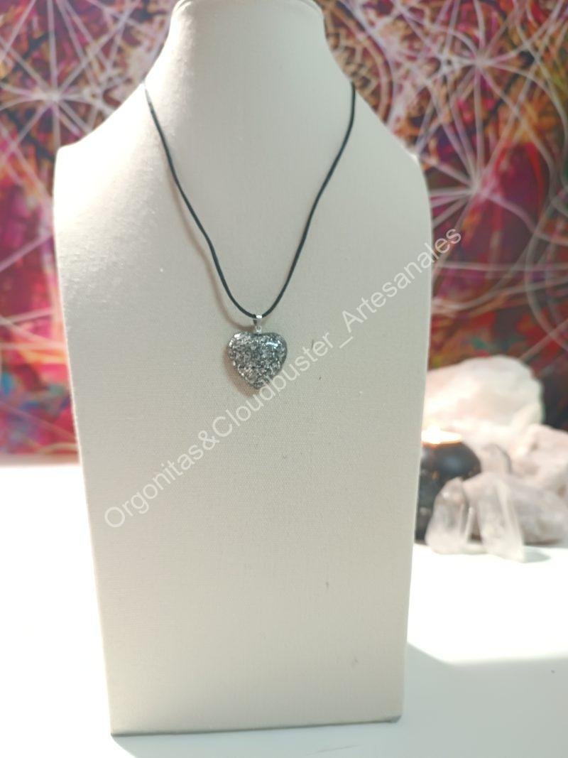 Orgonita / Electronite Colgante Corazón. Grande y Pequeño. - Imagen 6