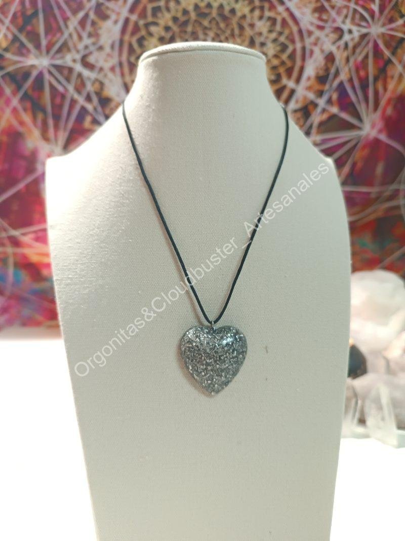 Orgonita / Electronite Colgante Corazón. Grande y Pequeño. - Imagen 4