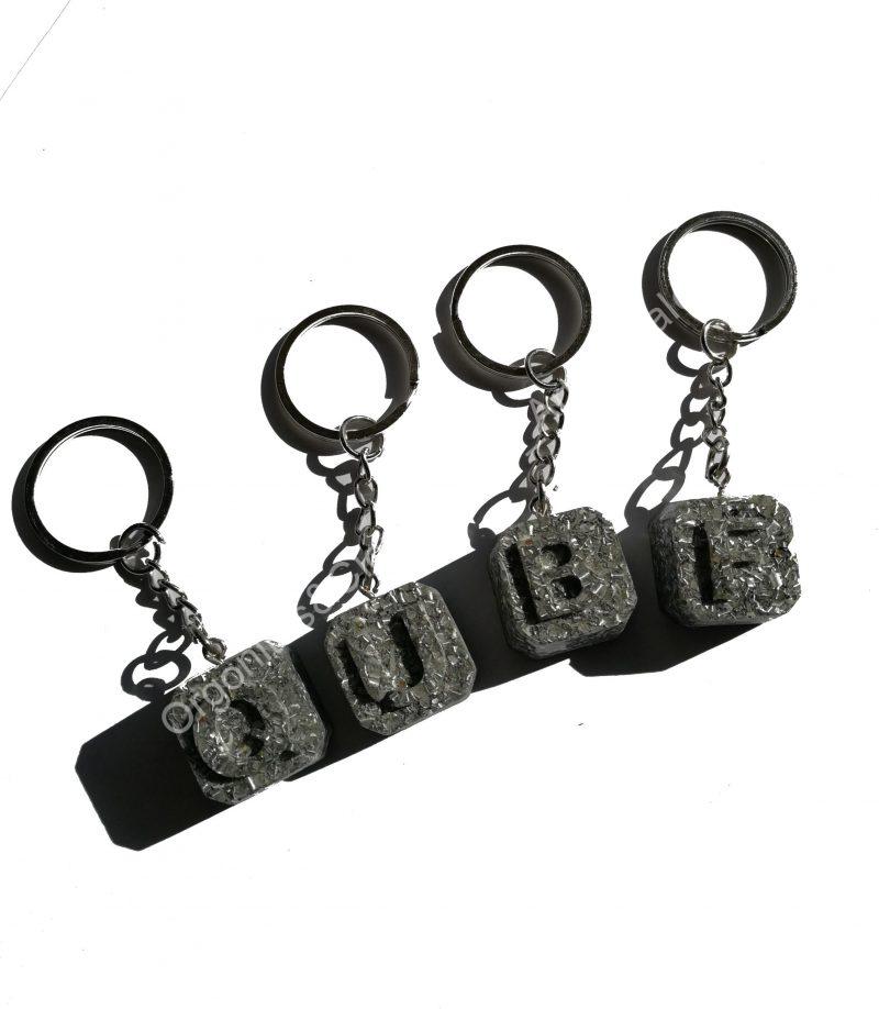 Orgonita / Electronite Llavero con Inicial - Imagen 4