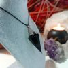 Colgante pirámide de MAGNETITA y punta de cuarzo - Imagen 3