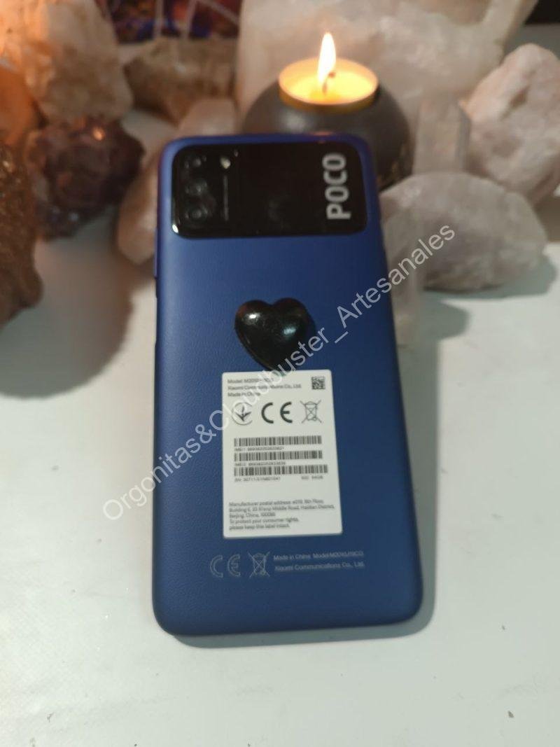 Protector Artesanal para MÓVIL de Magnetita forma cuadrada o forma corazón - Imagen 6