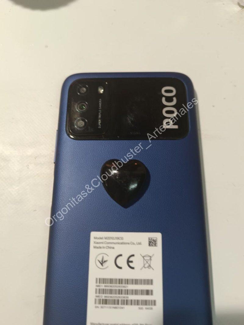 Protector Artesanal para MÓVIL de Magnetita forma cuadrada o forma corazón - Imagen 5