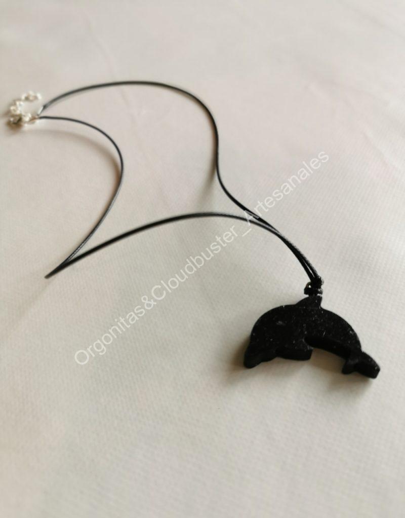 Colgante Delfín Magnetita Orgonita