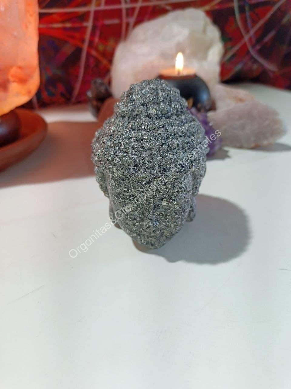 Orgonita Artesanal / Electronite formato cabeza Buda