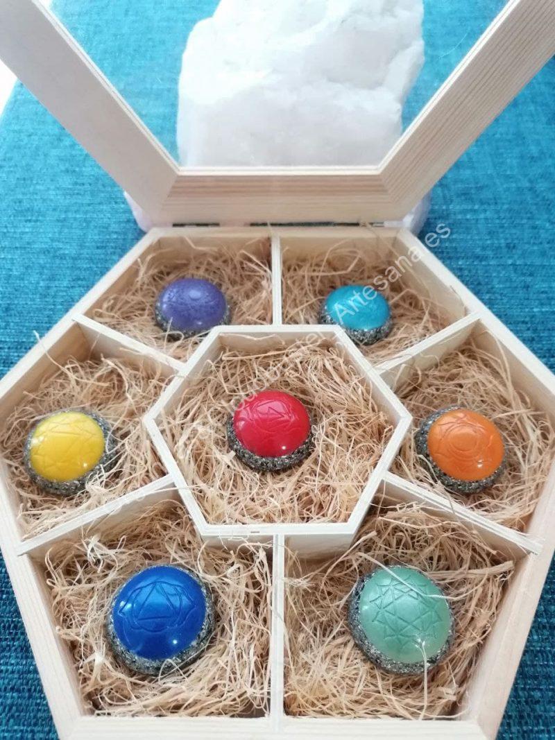 Pack Orgonitas Artesanales Reiki formato Semiesfera - Imagen 7