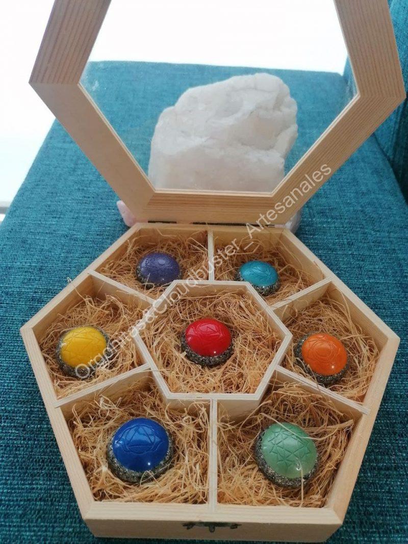 Pack Orgonitas Artesanales Reiki formato Semiesfera - Imagen 6