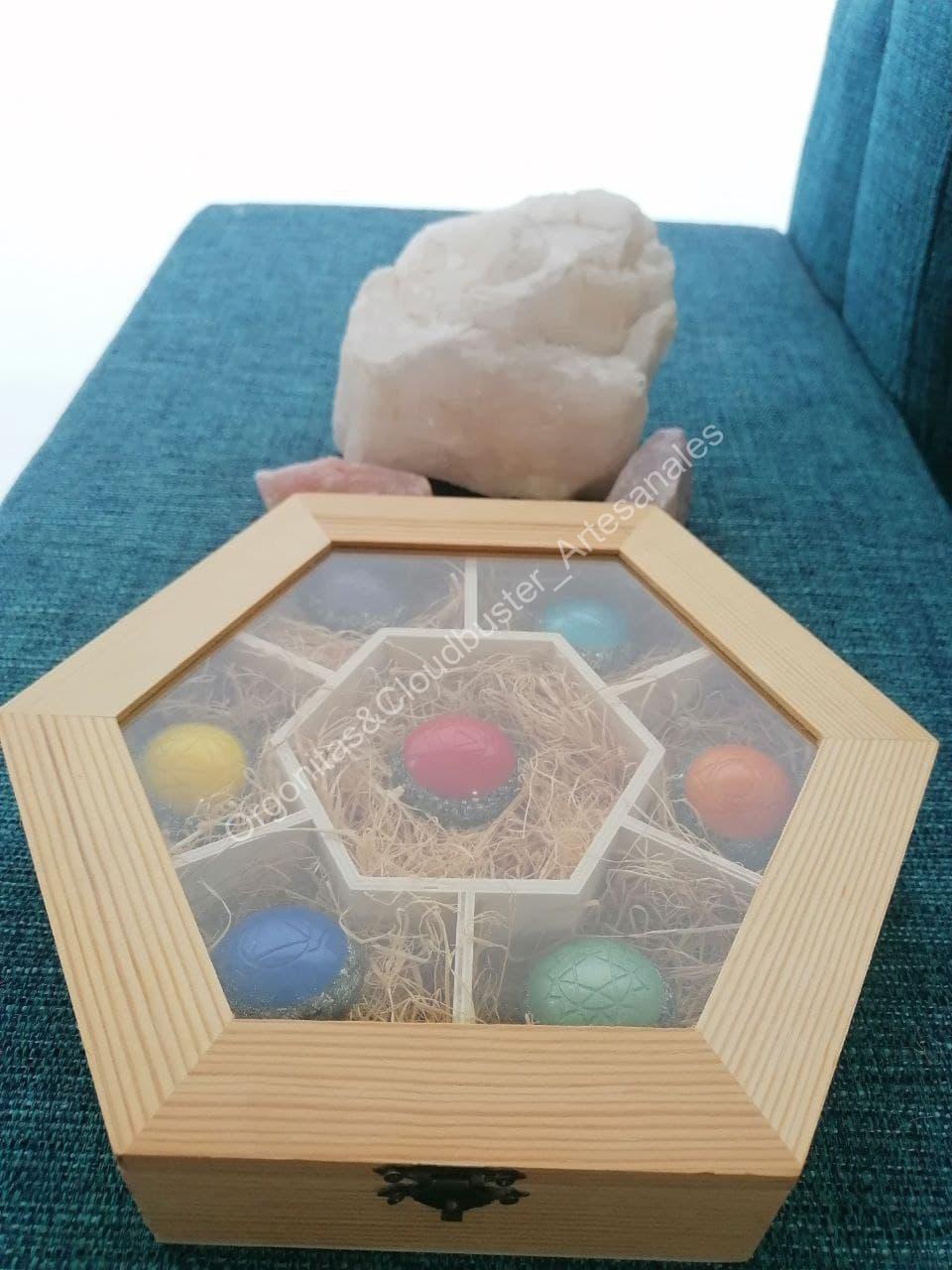Pack Orgonitas Artesanales Reiki formato Semiesfera - Imagen 5