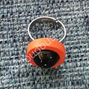 Anillo Artesanal de Shungita y madera 2 colores