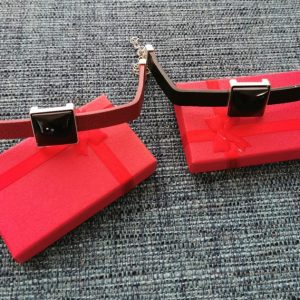 Pulsera Artesanal de Shungita formato Cuadrada 2 Colores