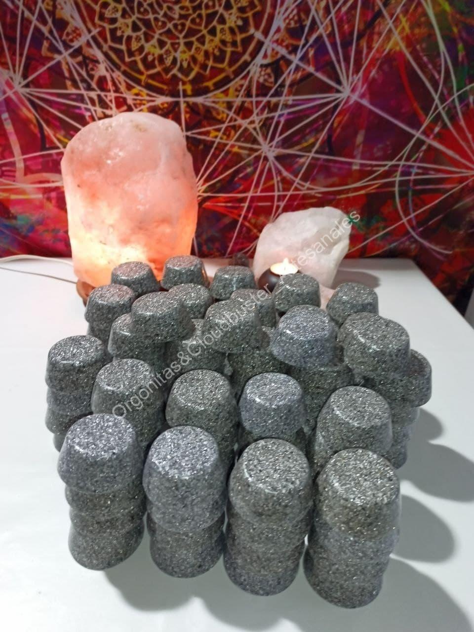 Orgonita Artesanal / Electronite PACK de 25 unidades viruta de aluminio - Imagen 2