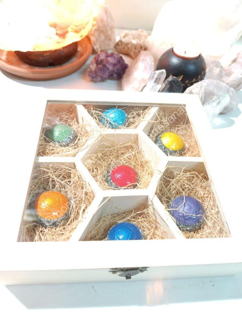 Pack Orgonitas Artesanales Reiki formato Semiesfera - Imagen 10