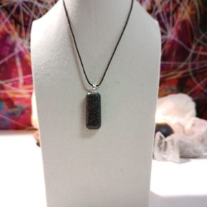 Orgonita Artesanal VIRUTA PEQUEÑA DE HIERRO colgante Rectángulo Pequeño