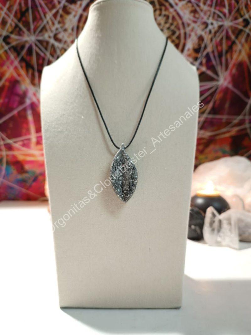 Orgonita / Electronite Colgante forma hoja alargada pico - Imagen 2