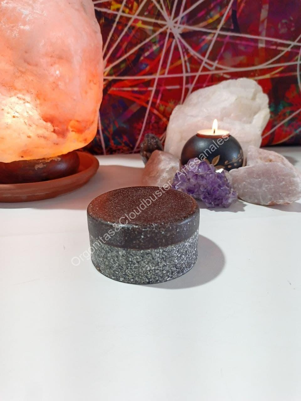 Orgonita Artesanal Tumbatorres viruta de hierro + aluminio