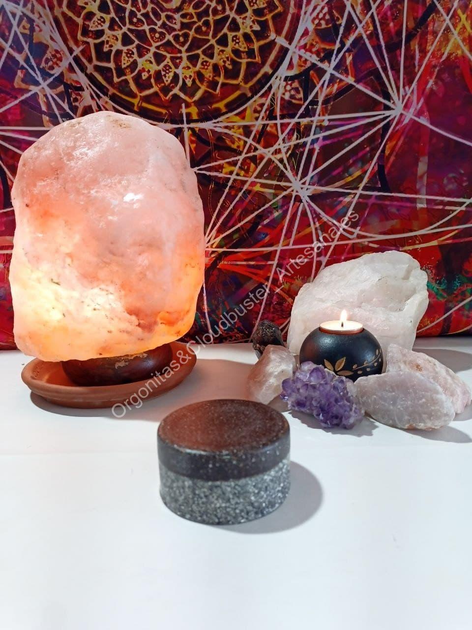 Orgonita Artesanal Tumbatorres viruta de hierro + aluminio - Imagen 2