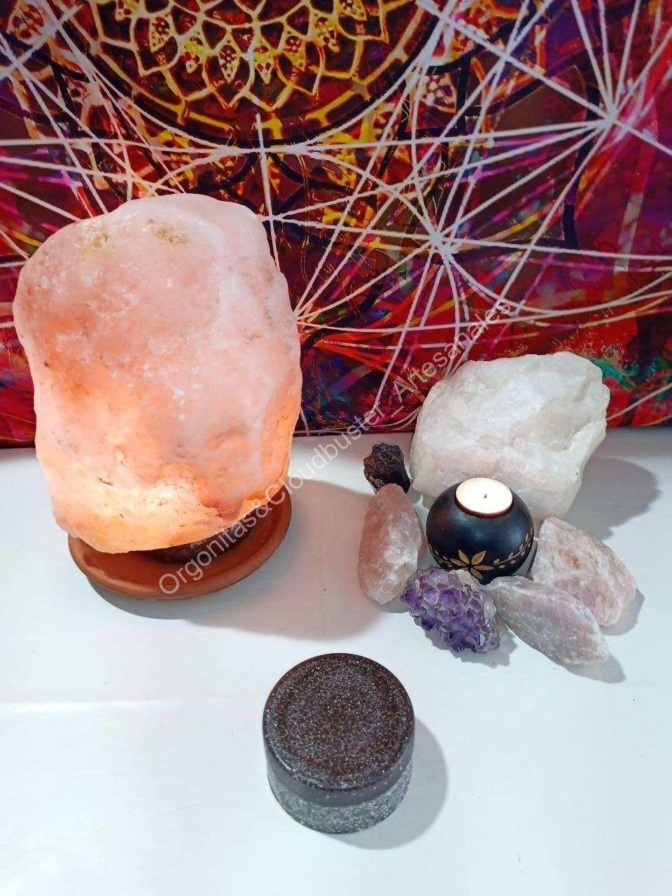 Orgonita Artesanal Tumbatorres viruta de hierro + aluminio - Imagen 3