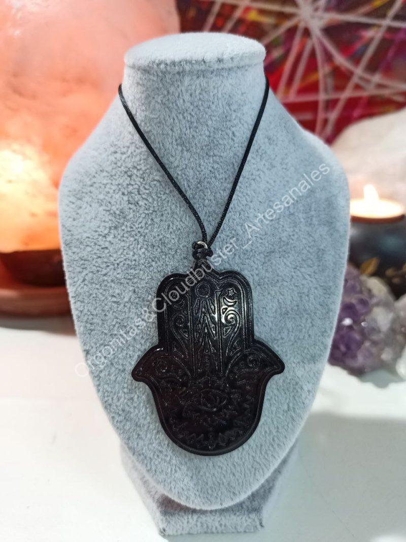 Orgonita Artesanal El Jamsa Colgante Magnetita