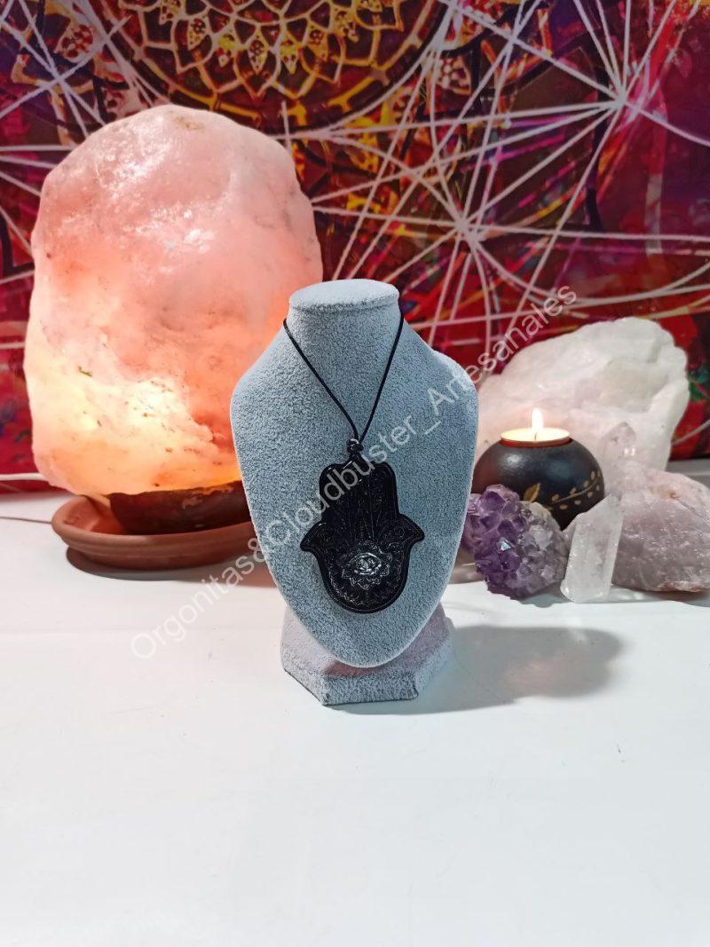 Orgonita Artesanal El Jamsa Colgante Magnetita - Imagen 2