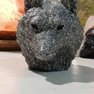 Orgonita Artesanal / Electronite Cabeza Grande de Lobo 850 gr.