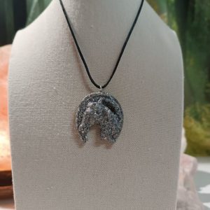 Orgonita Artesanal / Electronite Colgante forma HERRADURA