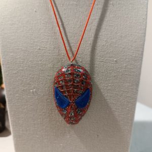 Orgonita Artesanal / Electronite Colgante SpiderMan Color