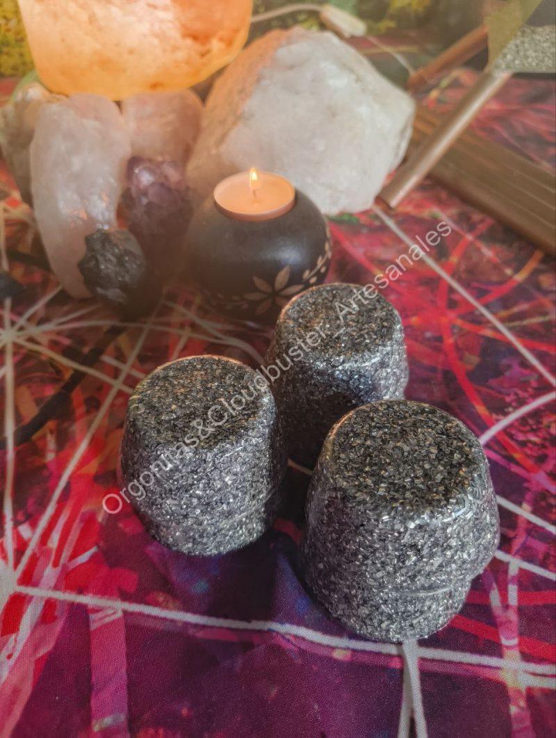 Orgonita Artesanal / Electronite PACK de 6 unidades viruta de aluminio